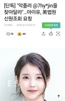 아이유 악플러 개쫄릴 듯 ㅎㄷㄷ