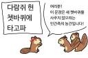 다람쥐 헌 쳇바퀴에 타고파