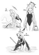 블루아카) 여름의 쿠로코.manga