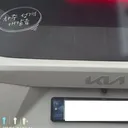 흰색 쏘렌토 스티커: 차주 성격 개같음