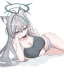 블루아카) 많이 더운 듯한 쿠로코...