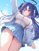 블루아카) 유우카 데이트룩 어흐