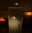 눈 내리는 밤의 가로등 디오라마.jpgif