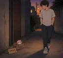 아기 도로롱을 줍다.jpg