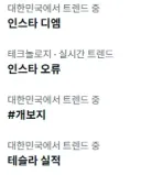 대한민국에 도대체 뭐가 유행하는 거야