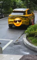 동네에 있는 황금자동차의 위엄