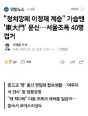 "정치깡패 이정재 계승" 가슴엔 '東大門' 문신…서울조폭 40명 검거