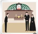 여행 포기하고 장례식에 온 친구