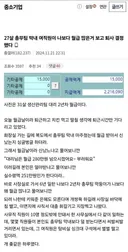 27살 총무팀 막내가 나보다 월급이 많아서 퇴사함