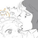 블루아카) 선샌니가유즈이마를선명하게핥고있었다.grim