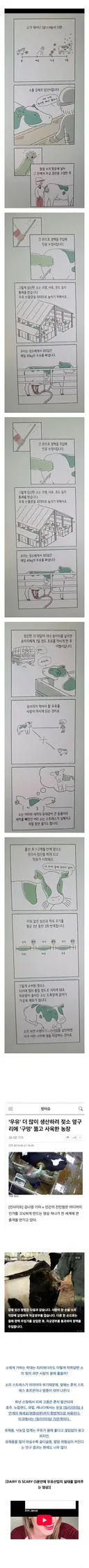 우유 만드는 과정…