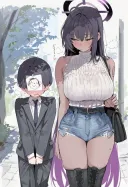 블루아카) 첫 츨근에 긴장하는 선생님