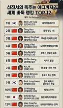 세계 프로바둑 기사 순위
