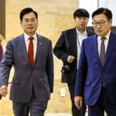 [속보]정점식 '멱살잡이,…당 질서 잡는 계기..