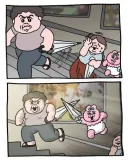 우산 좀 역수로 쥐지 말았으면...