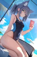 [블루아카] 수영복 입은 시로코