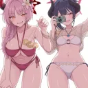 블루아카)선생을 은밀하게 부른 사츠키와 치아키
