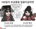 토끼조선) 100일치 보급품을 개별 운반시키면