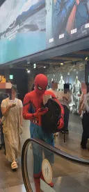 용산 cgv 스파이더맨 출현