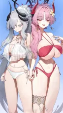 블루아카) 마코토랑 사츠키 투샷