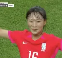 남녀 축구 골넣을때 차이