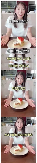 일본에서 유행이라는 한입만 다이어트