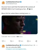 MCU)소니 때문에 망할뻔한 스파이더맨 브랜드 뉴 데이