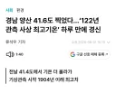 대한민국 실제 기온 41.6도...'관측 사상 최고기온, 하루 만에 갱신'