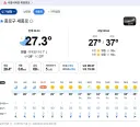 [날씨] 오늘 내일하는 서울 날씨 최고기온 37도 예정