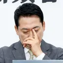 국힘 지지율,.25%서 21%로 하락.중도층 13%대