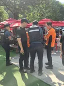 전기 구이 계곡 경찰 옴