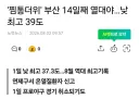 부산 경남 열대야 근황