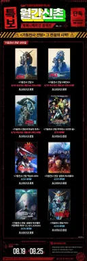 건담) 신촌 cgv 뭐 있나