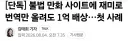 만화 불법번역으로 1억원 배상 때려맞음