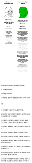 유럽인들이 당하는 인종차별 VS 동양인이 당하는 인종차별.jpg