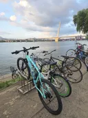블루아카) 100km 밖에 되지 않아 한여름 자전거 타고 フトスト
