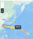 태풍 돌핀 경로
