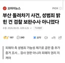 부산돌려차기사건 검찰 보완수사가 밝힌게 아니었다