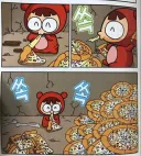 피자에서 치즈 크러스트만 빼먹는 배찌.jpg
