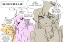 블루아카)여고생 티파티끼리 영화보는.manhwa