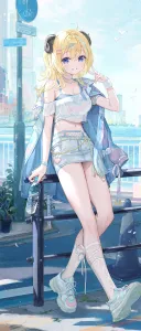 버튜버)와타메 일러레의 사복 와타메에