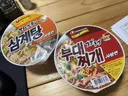 삼계탕 사발면+부대찌개 사발면..