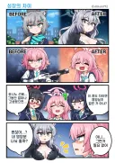 블루아카) "전혀...성장하지 않았어..!" 만화
