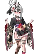 블루아카) 와카모 옷 입은 카요코