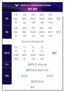 자꾸 5라운드 있는줄 아는사람 많네