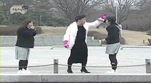 무한도전 액션신vs 다크나이트 라이즈 액션신.gif