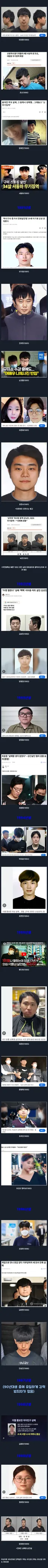 90년대 출신 강력범들 모음