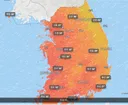 현시각 전국 기온상황