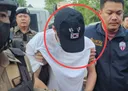 태국서 불법무기 소지 46년형 중국인의 한국 태극기 모자