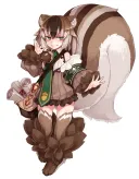 "북유럽 신화 속 귀여운 다람쥐"